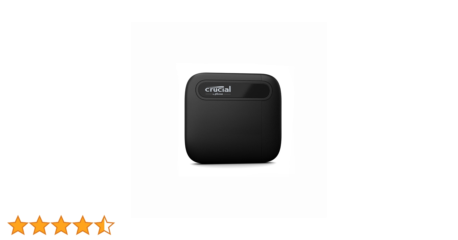 Crucial X6 2TB Portable SSD - Up to 800MB/s - PC and Mac